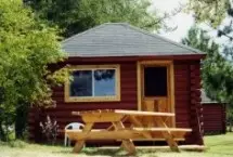 Photograph of Red Deer Log Cabin, Madawaska