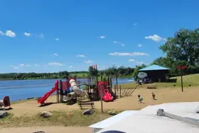 Photograph of Alix Lake Campground, Alix