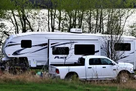 Photograph of Elinor Lake Resort Campsite, Lac La Biche
