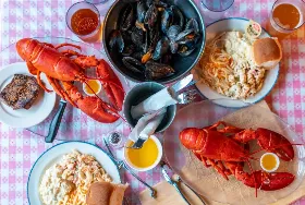 Photograph of Shore Club Lobster Supper, Hubbards