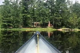 Photograph of Beautiful Log Cottage, Mattawa
