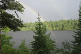 Photograph of West Point Cove Camp, Sioux Lookout