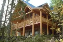 Photograph of Alpine Cougar Log Chalet, Fernie